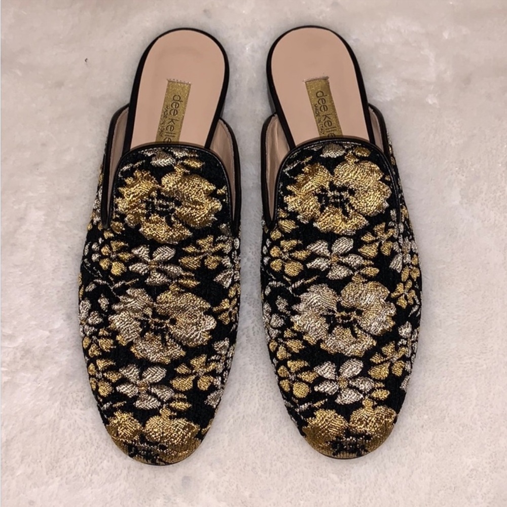 Birdies- Dee Keller brocade mules- brand new! Size 9.5.